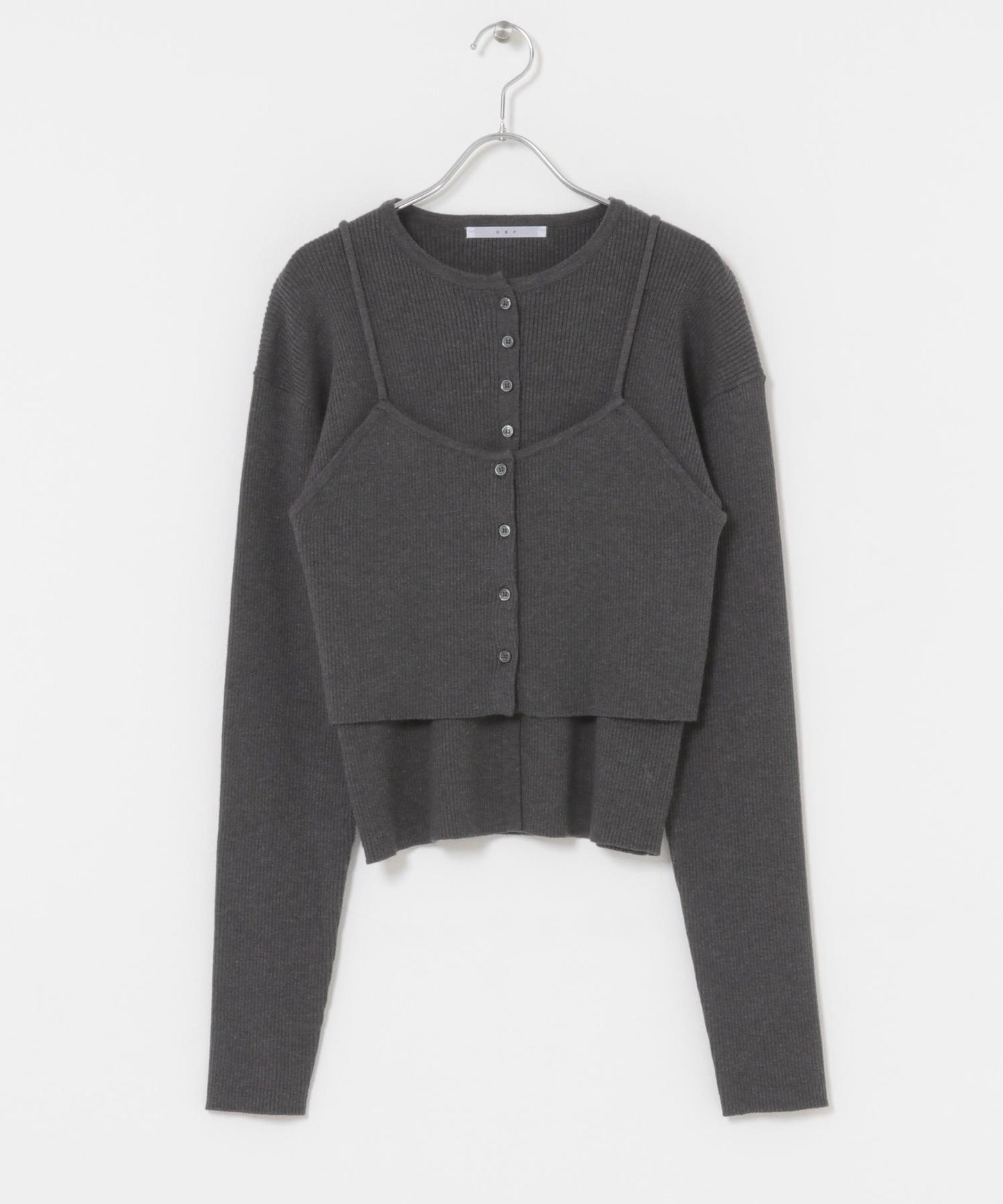 吊帶背心套裝針織衫