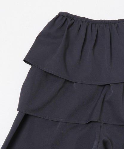 多穿法荷葉邊層疊褲