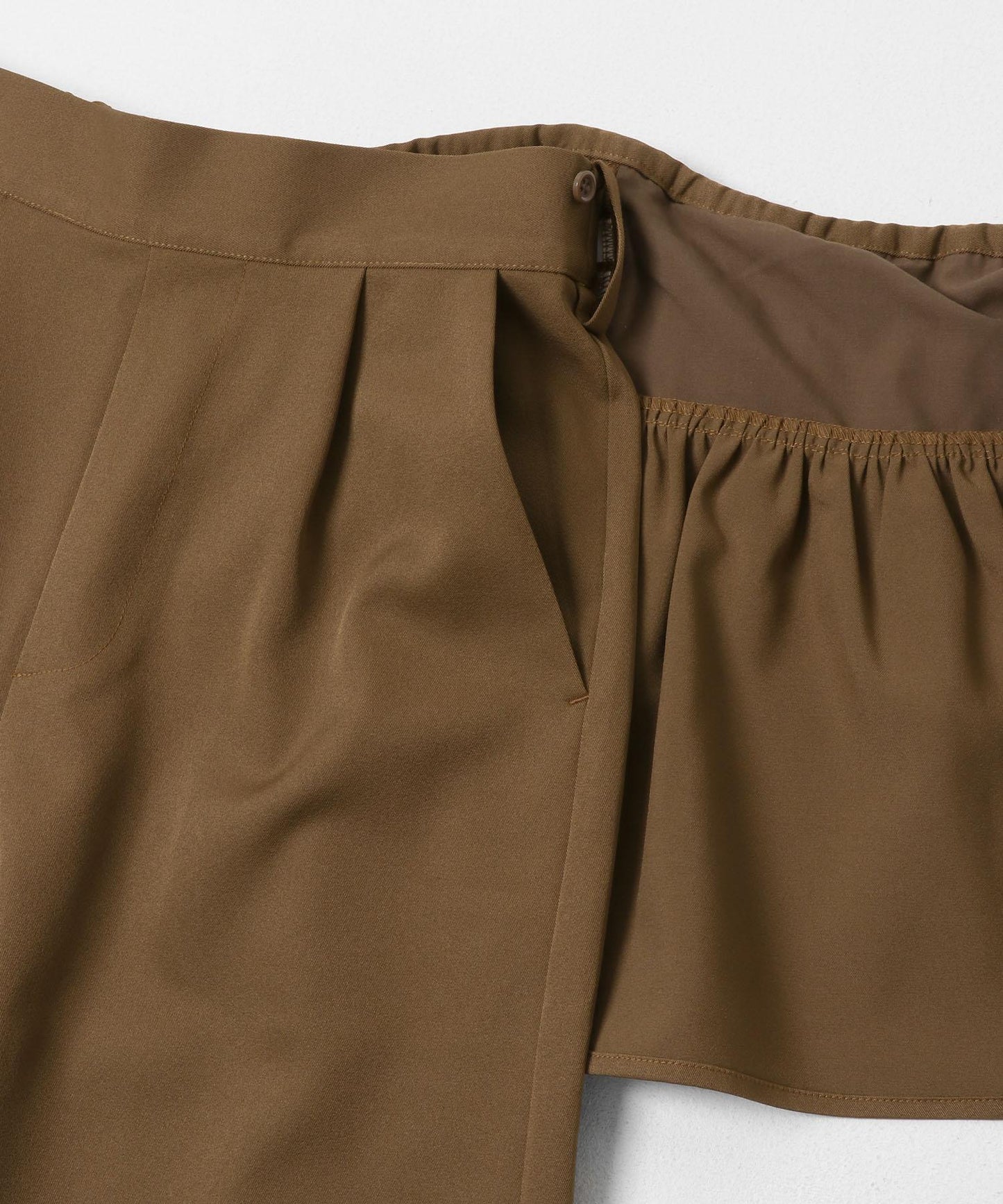 多穿法荷葉邊層疊褲