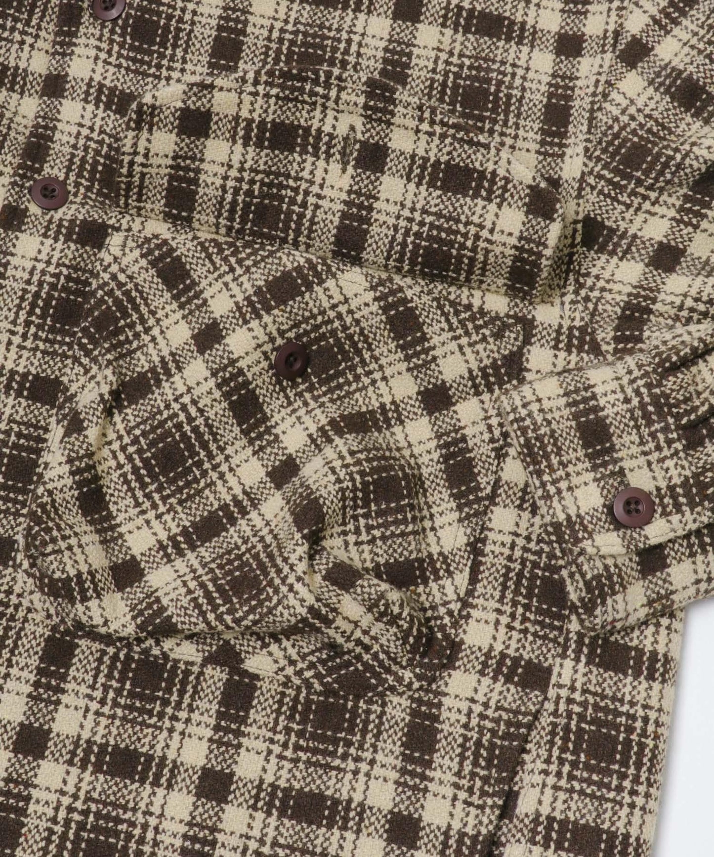 厚法蘭絨格子襯衫夾克