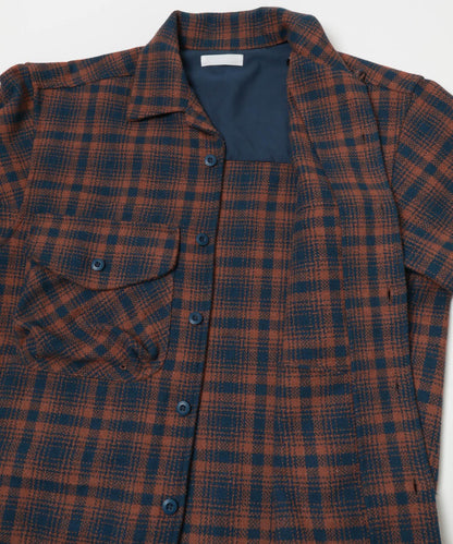 厚法蘭絨格子襯衫夾克