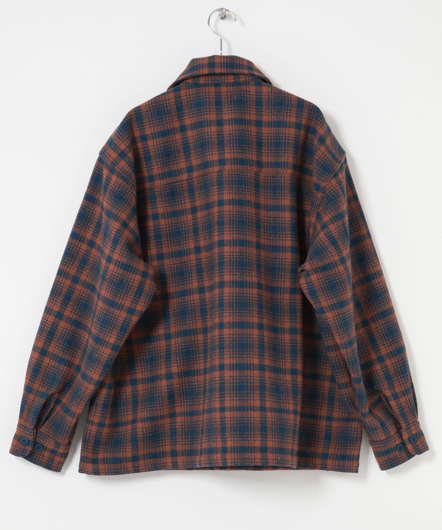 厚法蘭絨格子襯衫夾克