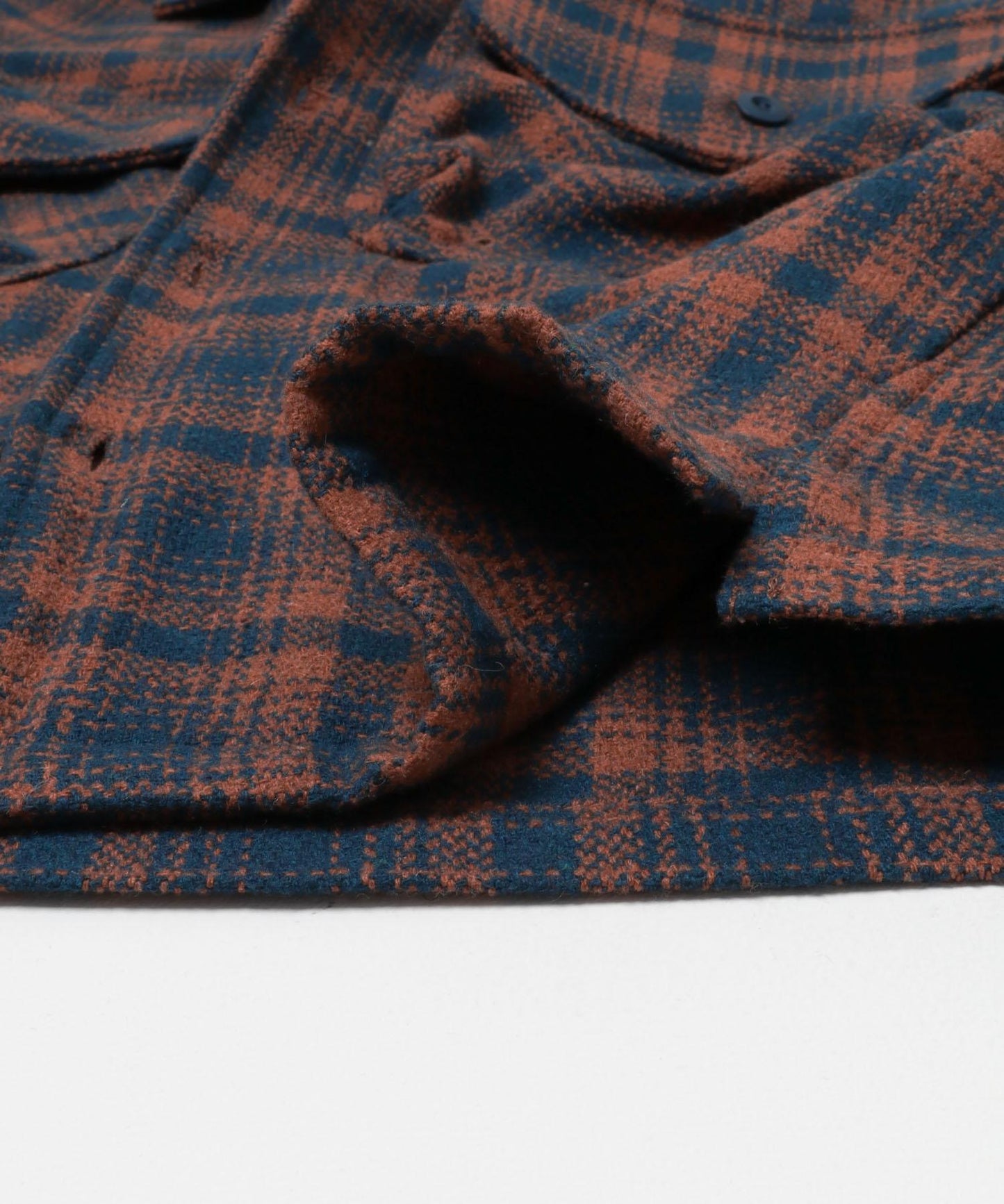 厚法蘭絨格子襯衫夾克