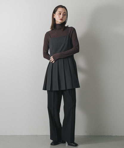 防起球荷葉邊高領上衣