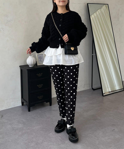 泡泡針織開衫