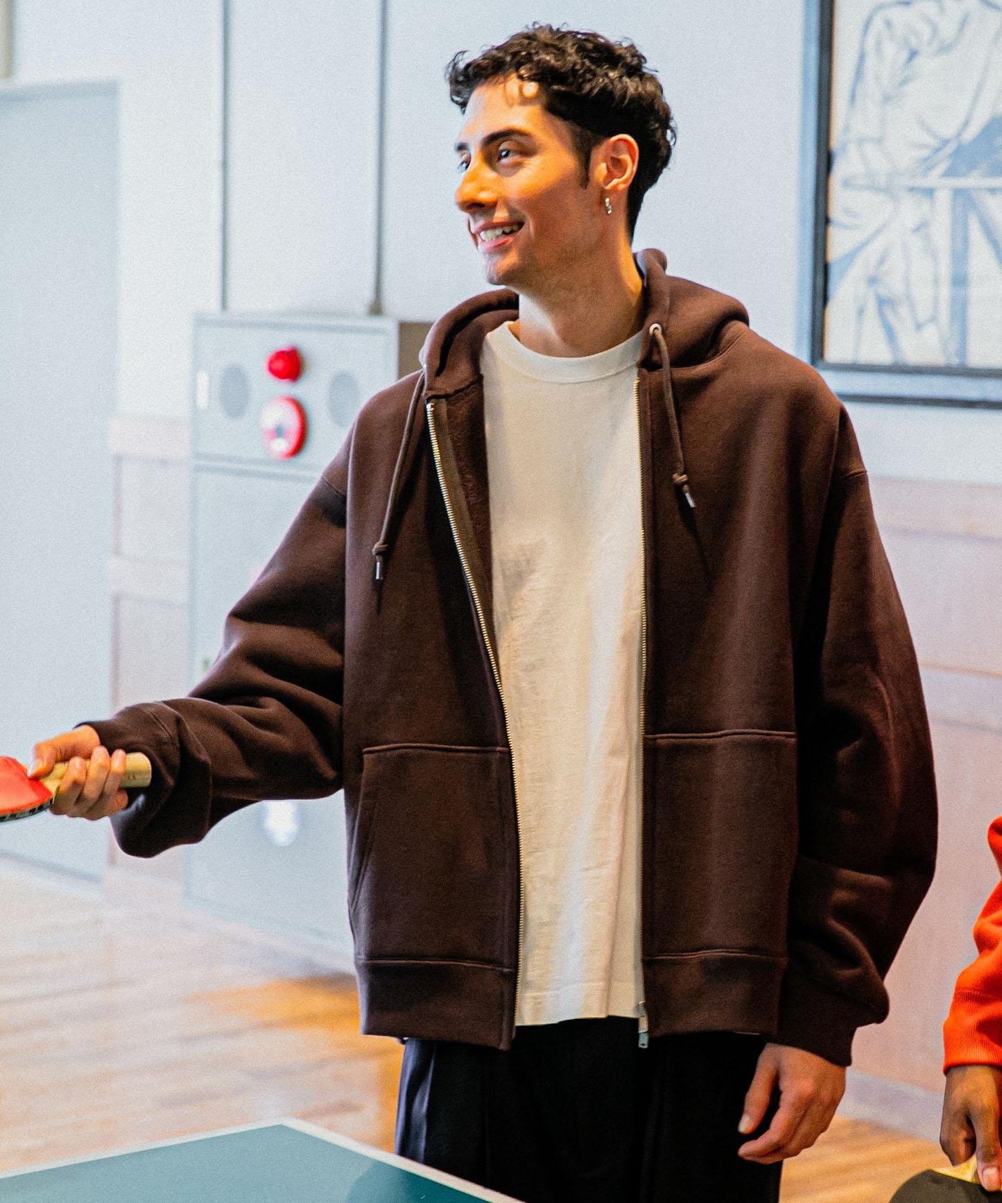 LOGIC ONE拉鍊連帽衛衣