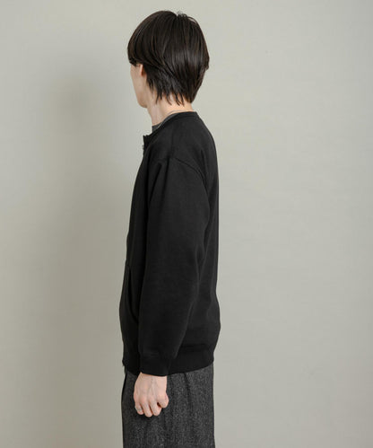 加絨圓領拉鍊衛衣