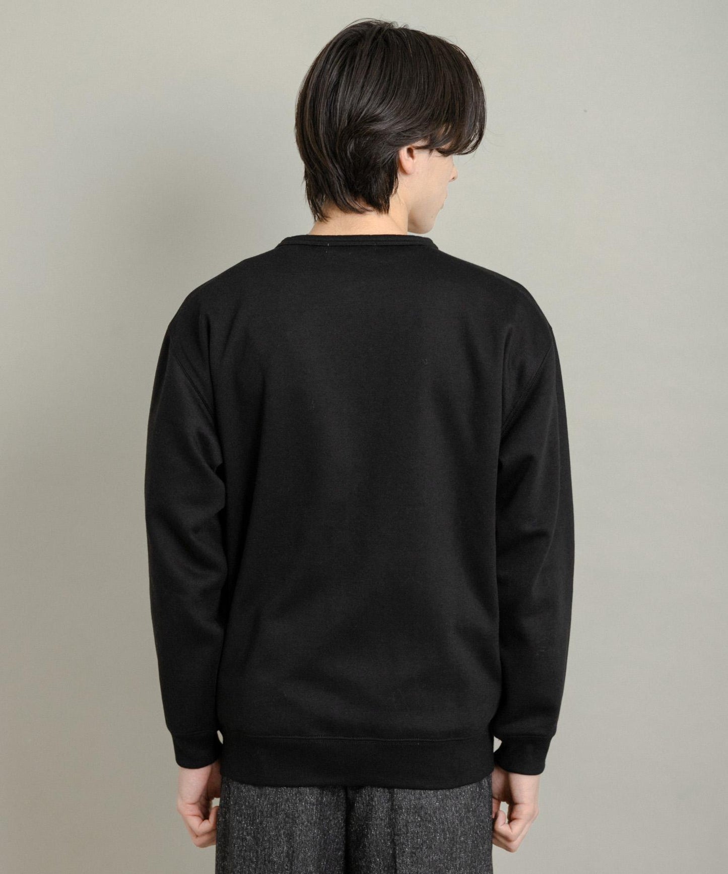 加絨圓領拉鍊衛衣