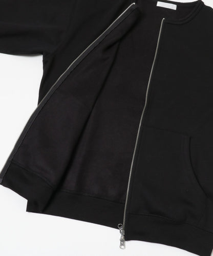 加絨圓領拉鍊衛衣