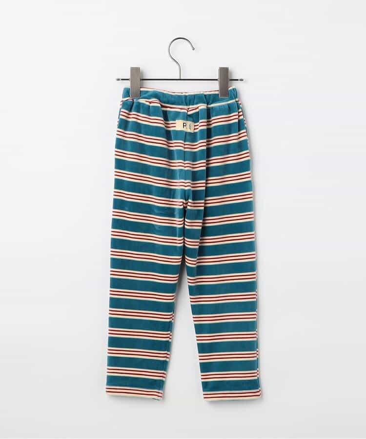 天鵝絨觸感柔軟起毛抓絨保暖打褶長褲 Link