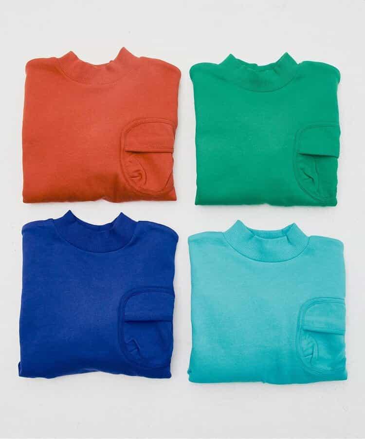 加絨高領口袋衛衣