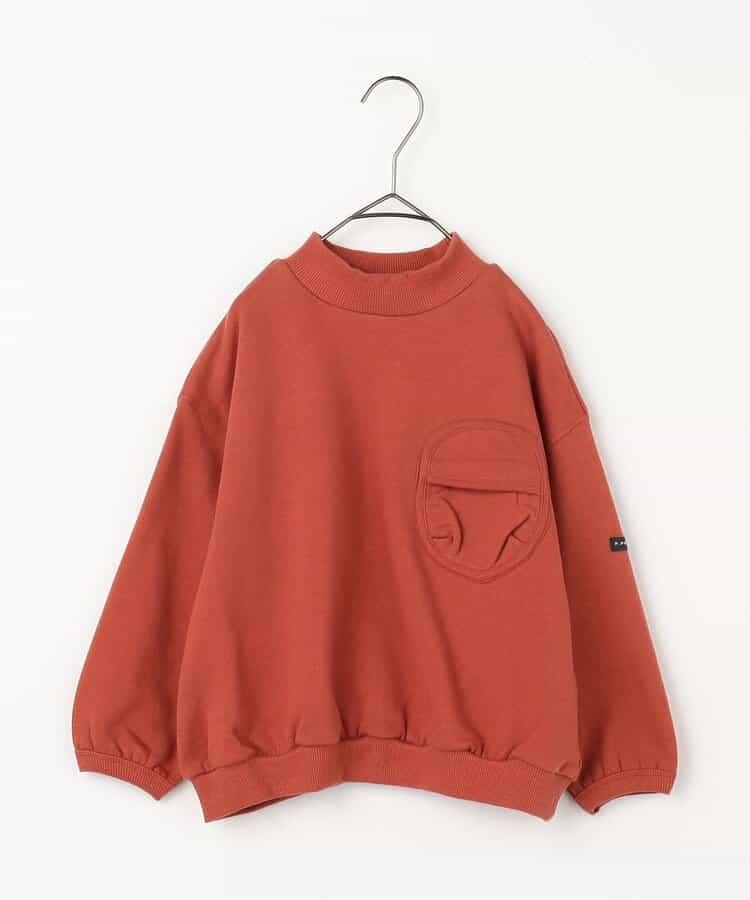 加絨高領口袋衛衣