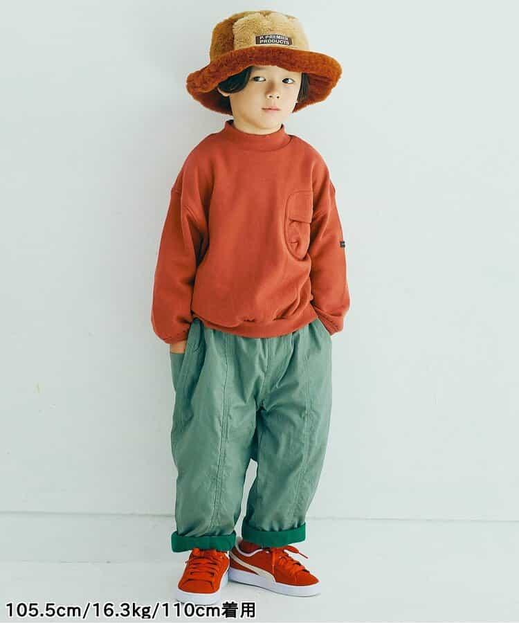 加絨高領口袋衛衣