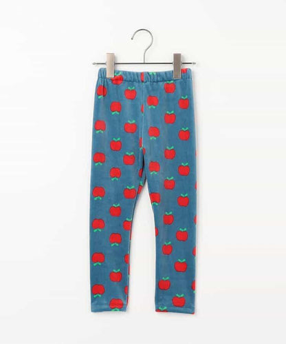 天鵝絨觸感柔軟絨毛保暖打底褲