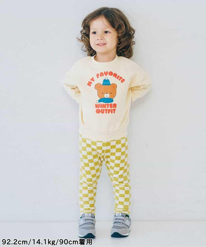 天鵝絨觸感柔軟絨毛保暖打底褲