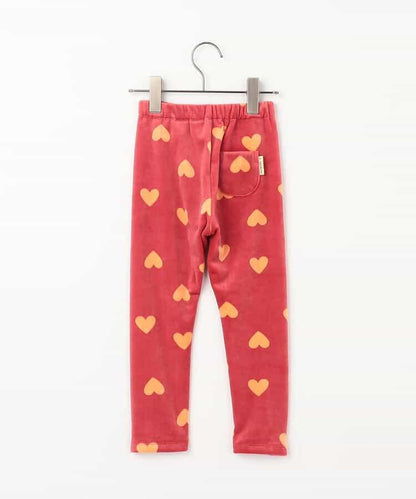 天鵝絨觸感柔軟絨毛保暖打底褲