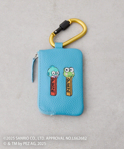 【はぴだんぶい×PEZ(ペッツ) ×ear】真皮/帶登山扣通勤卡&鑰匙包