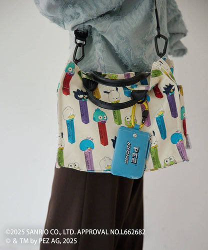 【はぴだんぶい×PEZ(ペッツ) ×ear】真皮/帶登山扣通勤卡&鑰匙包