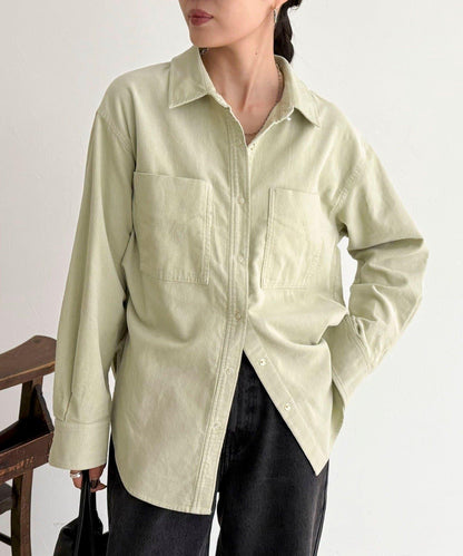 燈芯絨襯衫