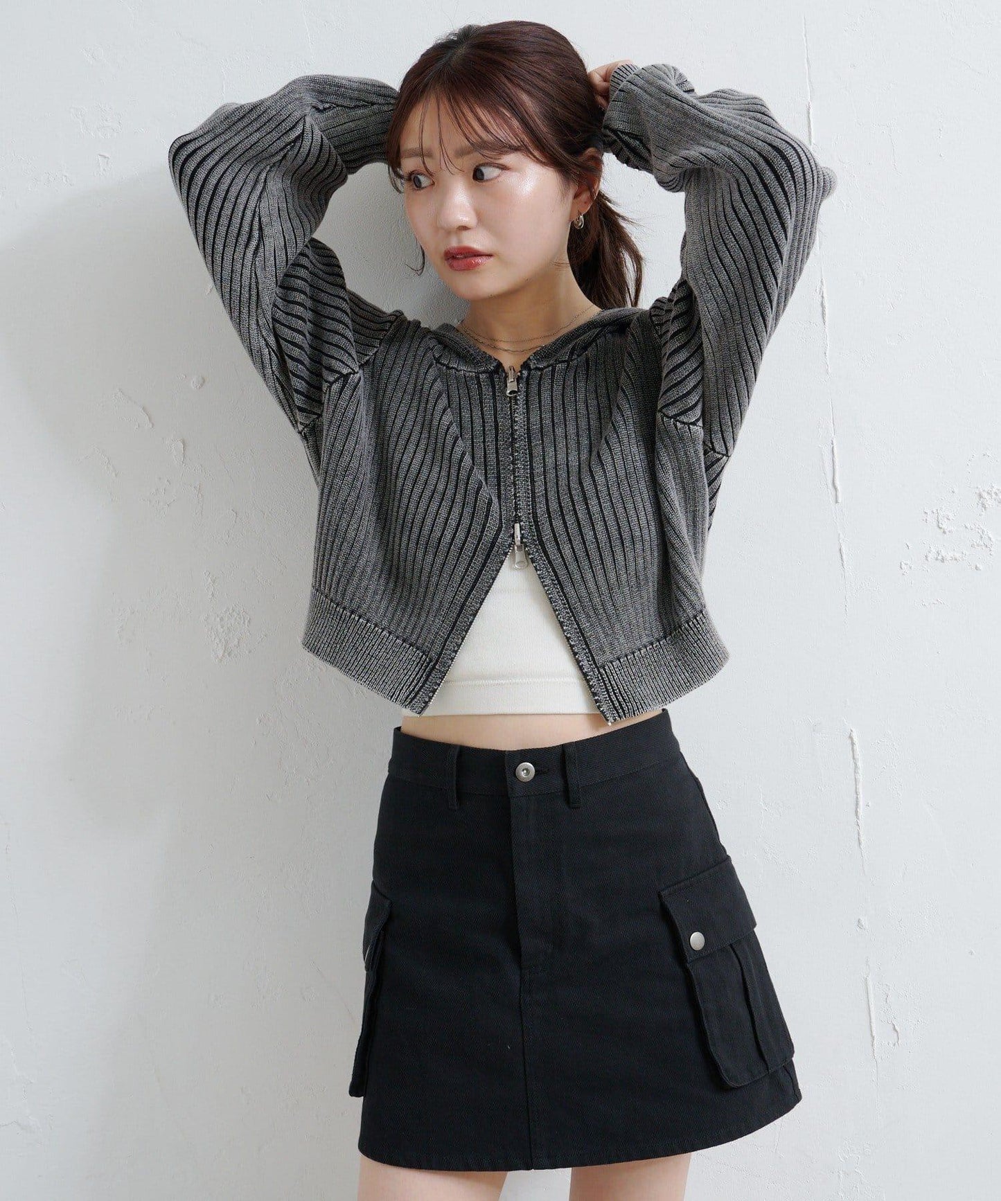 【Kastane】水洗雙面穿連帽衛衣