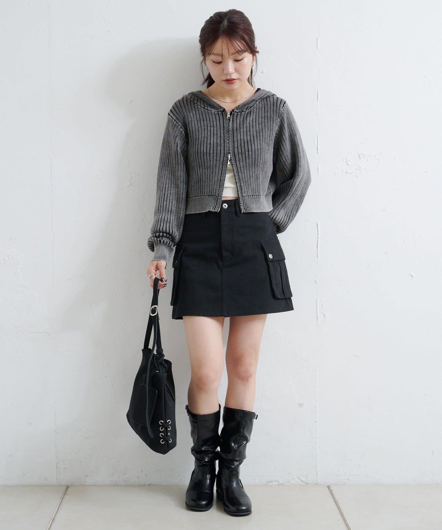 【Kastane】水洗雙面穿連帽衛衣