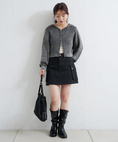 【Kastane】水洗雙面穿連帽衛衣