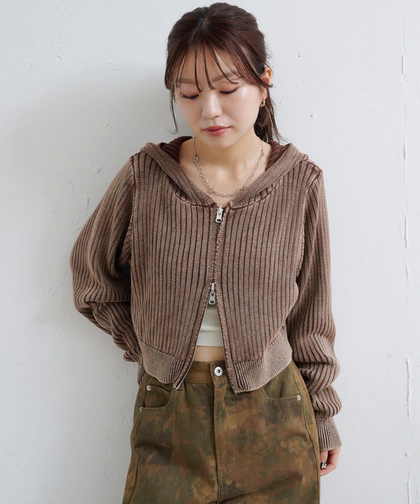 【Kastane】水洗雙面穿連帽衛衣