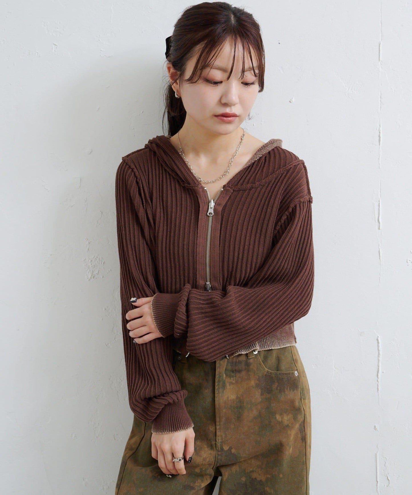 【Kastane】水洗雙面穿連帽衛衣