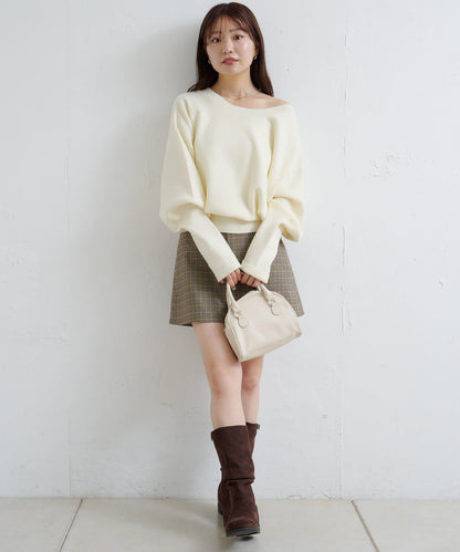 【Kastane】套裝格紋迷你裙