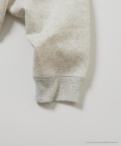 寬鬆版型 背部印花 圓領衛衣 / PlayStation 猴子捉捕