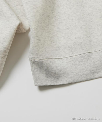 寬鬆版型 背部印花 圓領衛衣 / PlayStation 猴子捉捕