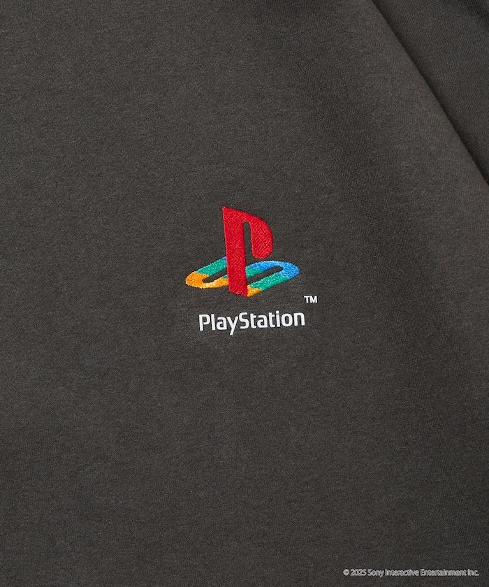 寬鬆版型 背部印花 圓領衛衣 / PlayStation 猴子捉捕