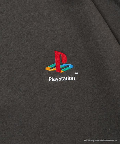 寬鬆版型 背部印花 圓領衛衣 / PlayStation 猴子捉捕