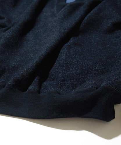 美利奴羊毛棉質毛圈V領衛衣