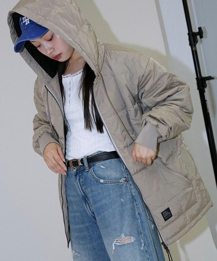 SC前拉鍊羽絨連帽衫