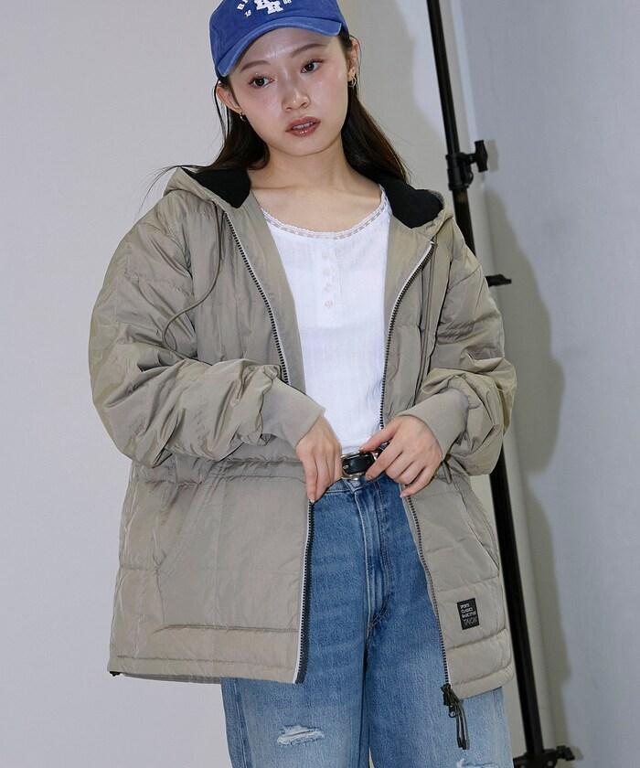 SC前拉鍊羽絨連帽衫