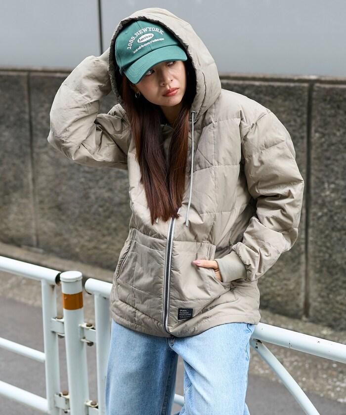 SC前拉鍊羽絨連帽衫