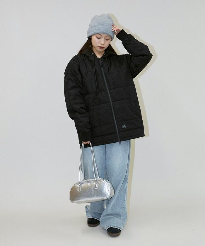 SC前拉鍊羽絨連帽衫