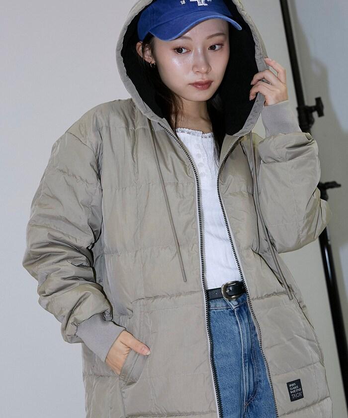 SC前拉鍊羽絨連帽衫
