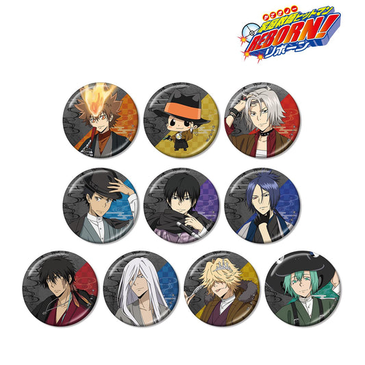 《家庭教師HITMAN REBORN!》全新繪製和洋折衷版 金屬徽章盲盒（整盒/全套BOX）【BOX/10包入】