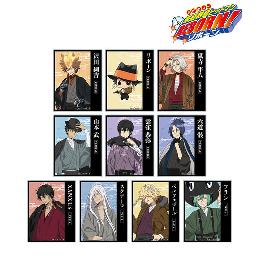 《家庭教師HITMAN REBORN!》全新繪製和洋折衷版 隨機亞克力卡片（整盒/全套BOX）【BOX/10包入】