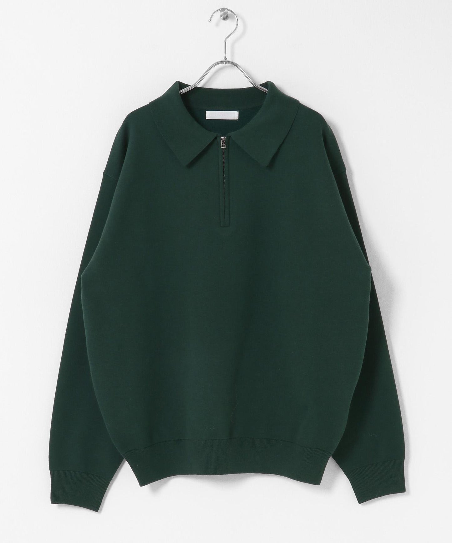 衛衣風半拉鍊針織衫