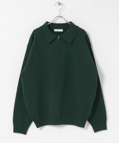 衛衣風半拉鍊針織衫