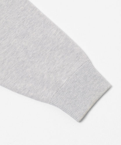 衛衣風半拉鍊針織衫