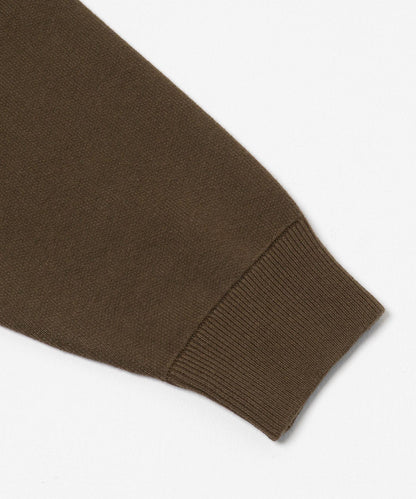 衛衣風半拉鍊針織衫