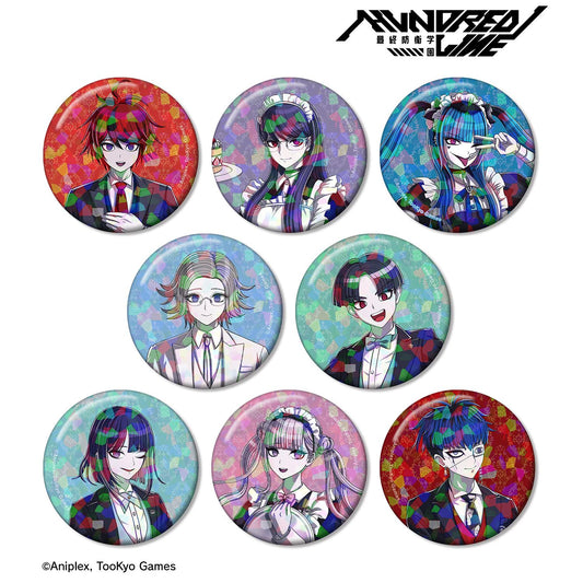 HUNDRED LINE -最終防衛學園- 繪製版 女僕&管家ver. 交易全息徽章（單品/整盒）【整盒/8個裝】