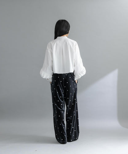 荷葉邊設計襯衫