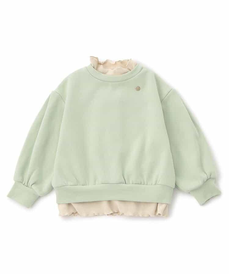 背部開口疊層衛衣