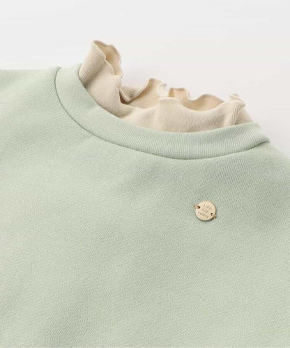 背部開口疊層衛衣