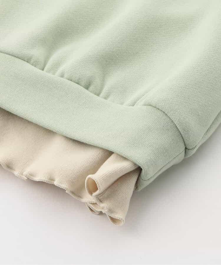 背部開口疊層衛衣